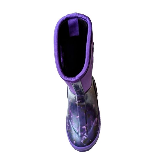 Oshkosh B'gosh Kids Girls Boys Splash Rain Boot With Handles Purple 13 Y… - Picture 1 of 7